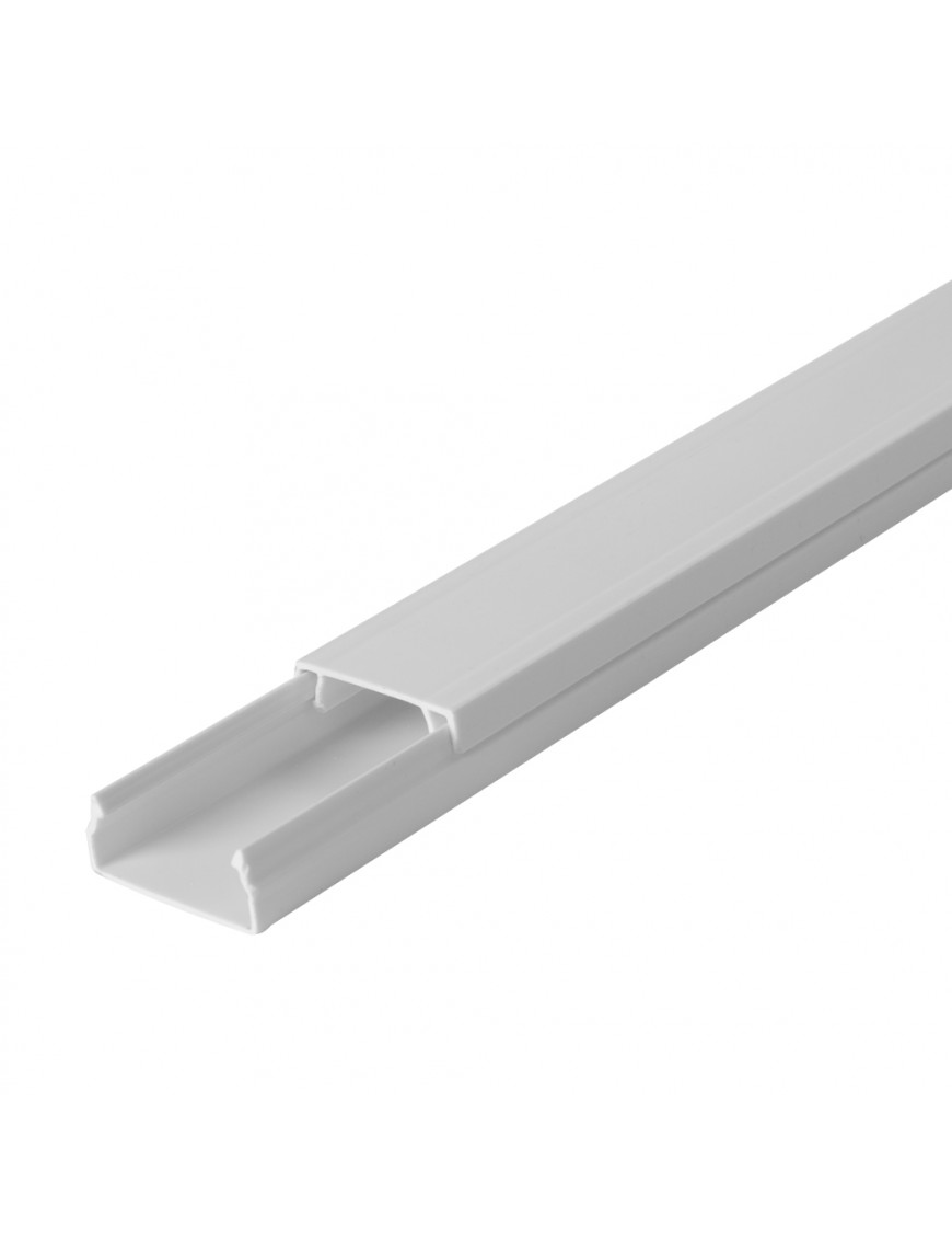 Короб пластиковий e.trunking.stand.60.40, 60х40мм, 2м Короб пластиковий e.trunking.stand.60.40, 60х40мм, 2м