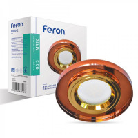 Вбудований світильник Feron 8060-2 коричневий золото Вбудований світильник Feron 8060-2 коричневий золото