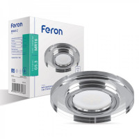 Вбудований світильник Feron 8060-2 срібло срібло Вбудований світильник Feron 8060-2 срібло срібло
