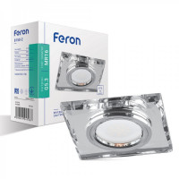 Вбудований світильник Feron 8150-2 срібло срібло Вбудований світильник Feron 8150-2 срібло срібло