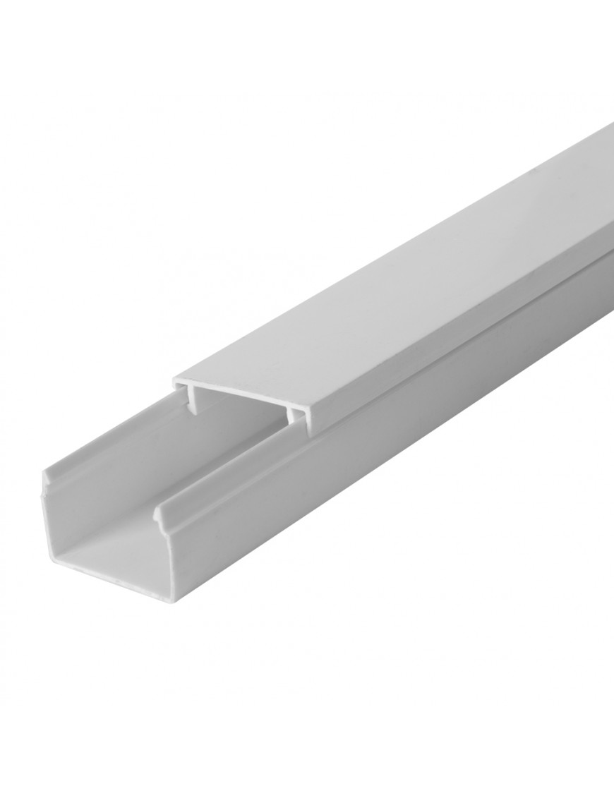 Короб пластиковий e.trunking.stand.100.40, 100х40мм, 2м Короб пластиковий e.trunking.stand.100.40, 100х40мм, 2м
