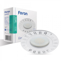 Вбудований світильник Feron GS-M393 білий Вбудований світильник Feron GS-M393 білий