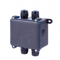 Коробка розподільча e.wdb.cnp725.4t.b з клемником, 108х111х42 мм, IP68 Коробка розподільча e.wdb.cnp725.4t.b з клемником, 108х111х42 мм, IP68