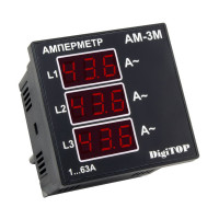 Амперметр Aм-3м зовнішн. щитовий 3-фаз.