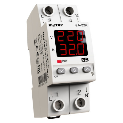 DigiTOP  Реле напруги VА-32 A M2R ( на DIN рейку )