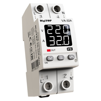 DigiTOP  Реле напруги VА-32 A M2W ( на DIN рейку )