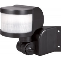 Датчик руху інфрачервоний e.sensor.pir.13.black(чорний)  270°, IP44