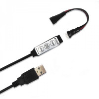 Світлодіодна стрічка Feron LS708 RGB з USB та мініконтроллером